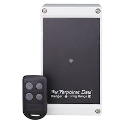 For long range access control, a receiver and transmitter will provide read ranges up to 200 feet. For long range access control, a receiver and transmitter will provide read ranges up to 200 feet.