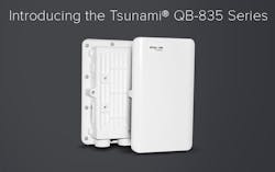 Following the introduction of Proxim&rsquo;s MP-835 low-cost but fully-featured point-to-multipoint subscriber unit, the QB-835 is the next in a line of medium capacity, robust communications products. As a member of the Proxim 800 Tsunami series, the QB-835 has all the key features customers have come to rely on from Proxim such as a small compact IP67 enclosure, carrier class reliability, and ease of installation with an integrated antenna.