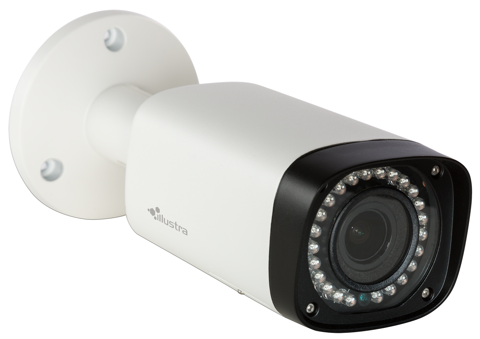 Available in 1 and 2 megapixel outdoor mini-dome and bullet varifocal models, the new Illustra Essentials IP cameras offer users a wider field of view. These cameras utilize a 2.8-12mm varifocal lens.