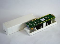 CINCH wireless sensors, using Magnasphere’s patented switch technology, transmit a signal to the security panel that is stronger and with less distortion if they are attached to a metal framed door or window. CINCH wireless sensors, using Magnasphere’s patented switch technology, transmit a signal to the security panel that is stronger and with less distortion if they are attached to a metal framed door or window.