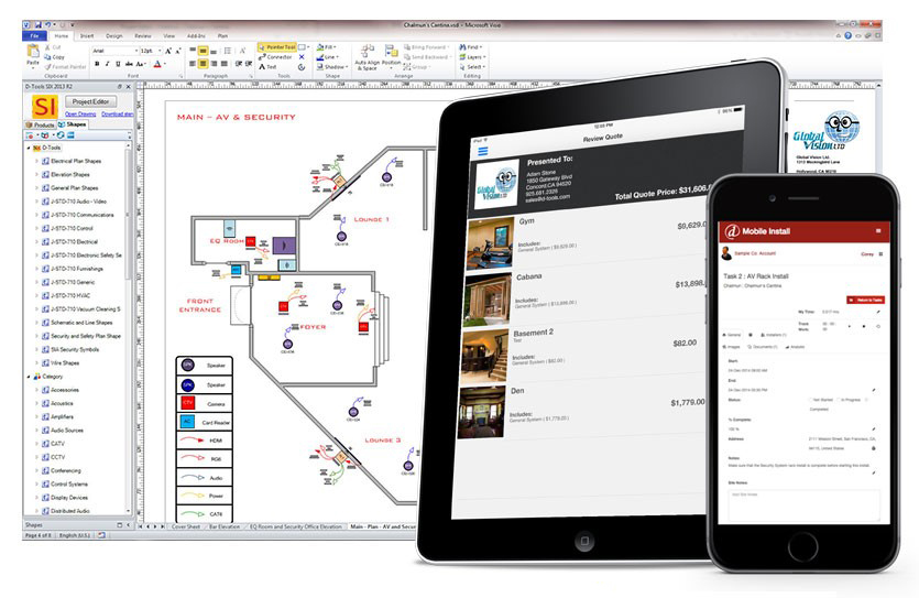 D Tools System Integrator SI Screenshot Tablet Device and Logo 56cb7185c4323