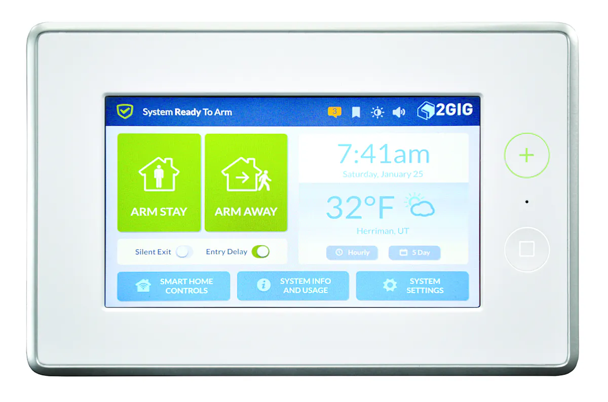 Gc3 Panel 2GIG GC3 Touchscreen Panel from Nortek Security & Control | Security ...