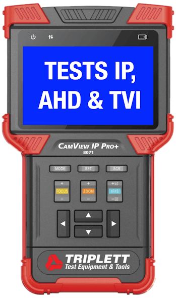 Triplett Model 8071 CamView IP Pro Plus Tester with Ad Screen HR 56c780177e131