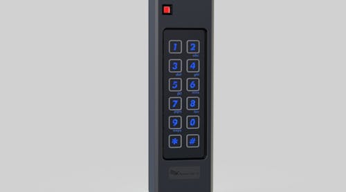 Farpointe&apos;s new mullion keypad reader supports proximity card and tag technologies with an integrated keypad for 2-factor verification applications.