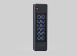 Farpointe&apos;s new mullion keypad reader supports proximity card and tag technologies with an integrated keypad for 2-factor verification applications.