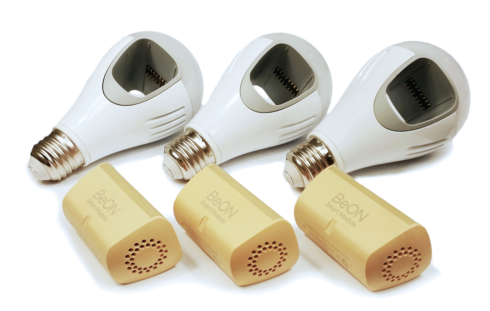 Using smart modules hidden inside energy-efficient LED bulbs, the system provides safety lighting in emergency and power outage situations and proactive home security by making it look like you're home, even when you're not.