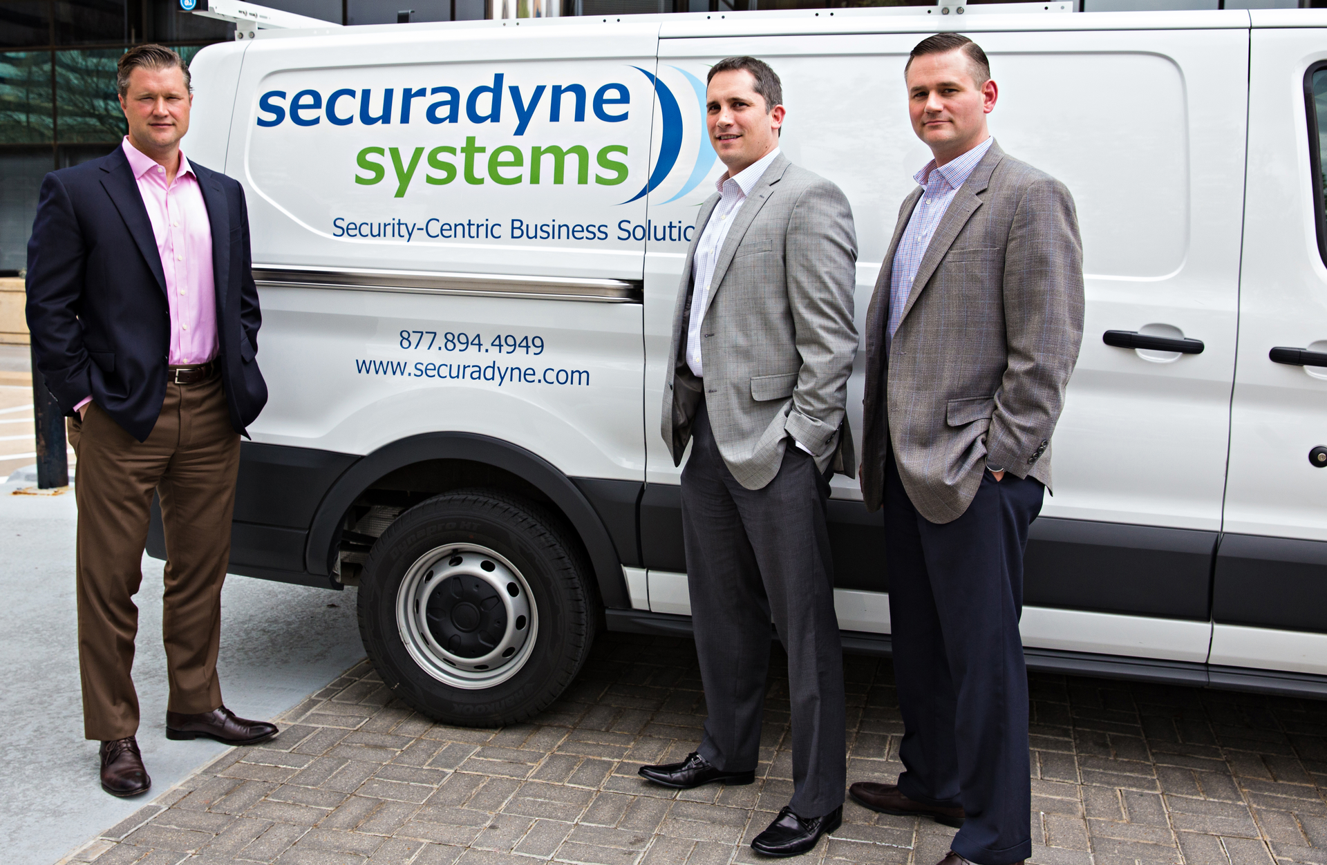Securadyne president and CEO Carey Boethel (left), along with CFO Chris Young and VP of Business Development Taylor Carr, have been instrumental in generating and maintaining the company's growth.