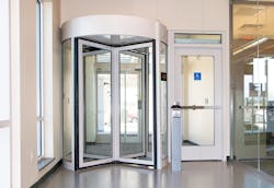 Martin’s Famous Pastry Shoppe, Inc. has installed a Boon Edam Tourlock security revolving door at its new corporate office in Chambersburg, Pa. Martin’s Famous Pastry Shoppe, Inc. has installed a Boon Edam Tourlock security revolving door at its new corporate office in Chambersburg, Pa.
