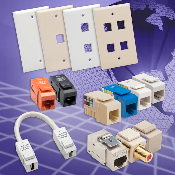 New Keystone Jacks, Couplers, and Multi-Port Wall Plates | Security ...