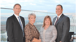The RFI Communications executive team includes: From Left to Right: Brian Lund (Senior Vice President), Dee Ann Harn (CEO), Michelle Brooks (CFO) and Brad Wilson (President &amp; COO).