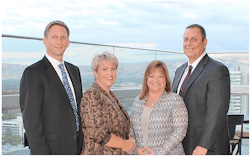 The RFI Communications executive team includes: From Left to Right: Brian Lund (Senior Vice President), Dee Ann Harn (CEO), Michelle Brooks (CFO) and Brad Wilson (President & COO). The RFI Communications executive team includes: From Left to Right: Brian Lund (Senior Vice President), Dee Ann Harn (CEO), Michelle Brooks (CFO) and Brad Wilson (President & COO).