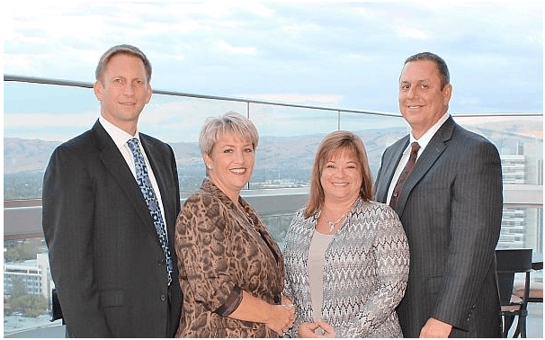 The RFI Communications executive team includes: From Left to Right: Brian Lund (Senior Vice President), Dee Ann Harn (CEO), Michelle Brooks (CFO) and Brad Wilson (President &amp; COO).