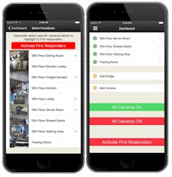 Eagle Eye Networks' new 'First Responder Real-Time Video Access' feature gives users the option to pre-designate first responders who can receive immediate real-time access to cameras onsite to provide them with immediate situational awareness. Eagle Eye Networks' new 'First Responder Real-Time Video Access' feature gives users the option to pre-designate first responders who can receive immediate real-time access to cameras onsite to provide them with immediate situational awareness.