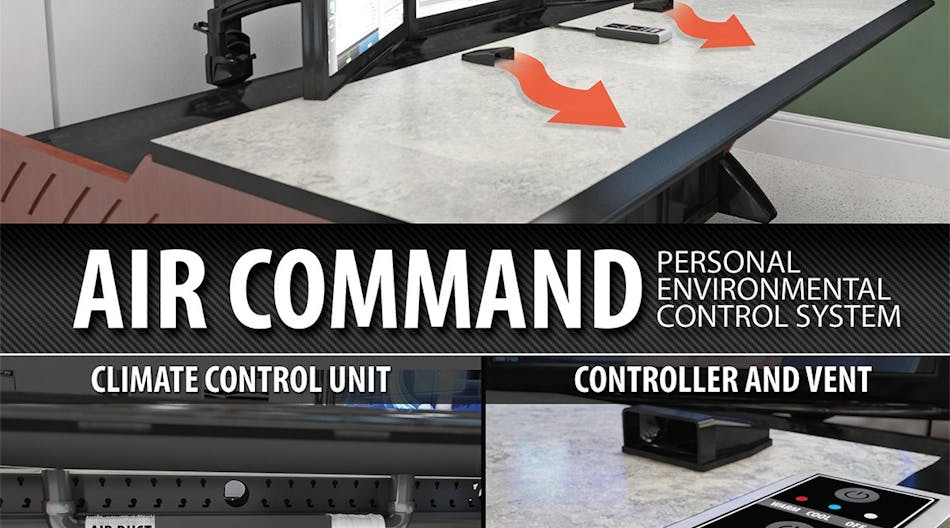 Designed exclusively for Winsted&rsquo;s Prestige Series consoles, the Air Command system allows operators to control the air temperature at their workstations with ease and convenience to suit their personal preferences.