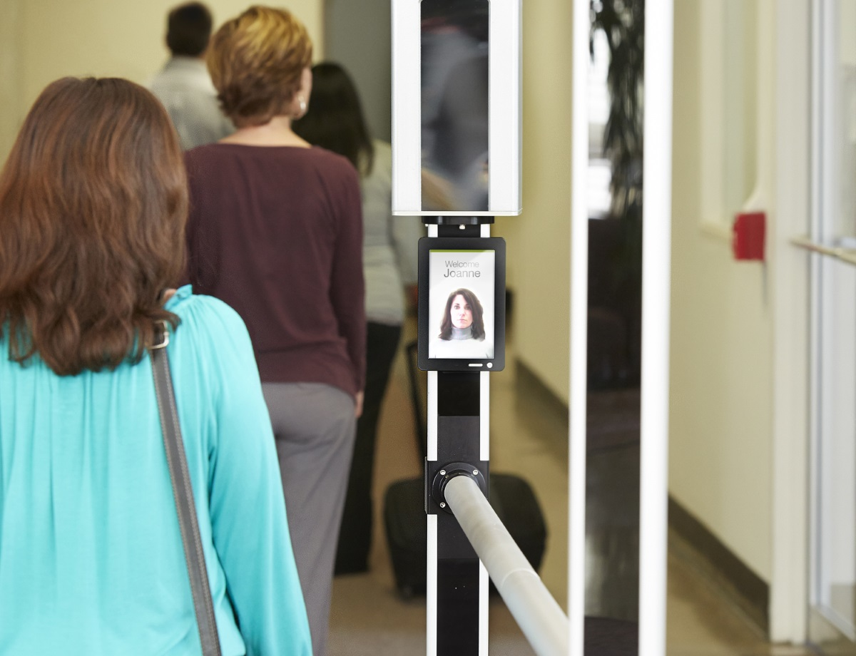 SRI Identity's IOM Walk-Through Identity Reader.