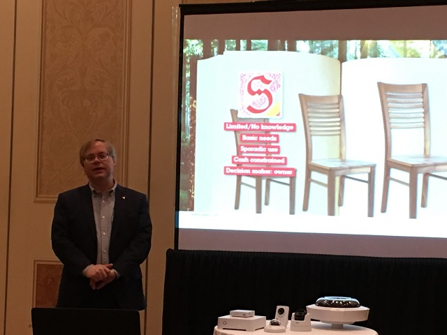 Martin Gren discusses some of the challenges facing small businesses and why Axis decided to develop its new Companion Line of products at ISC West 2016 on Wednesday.