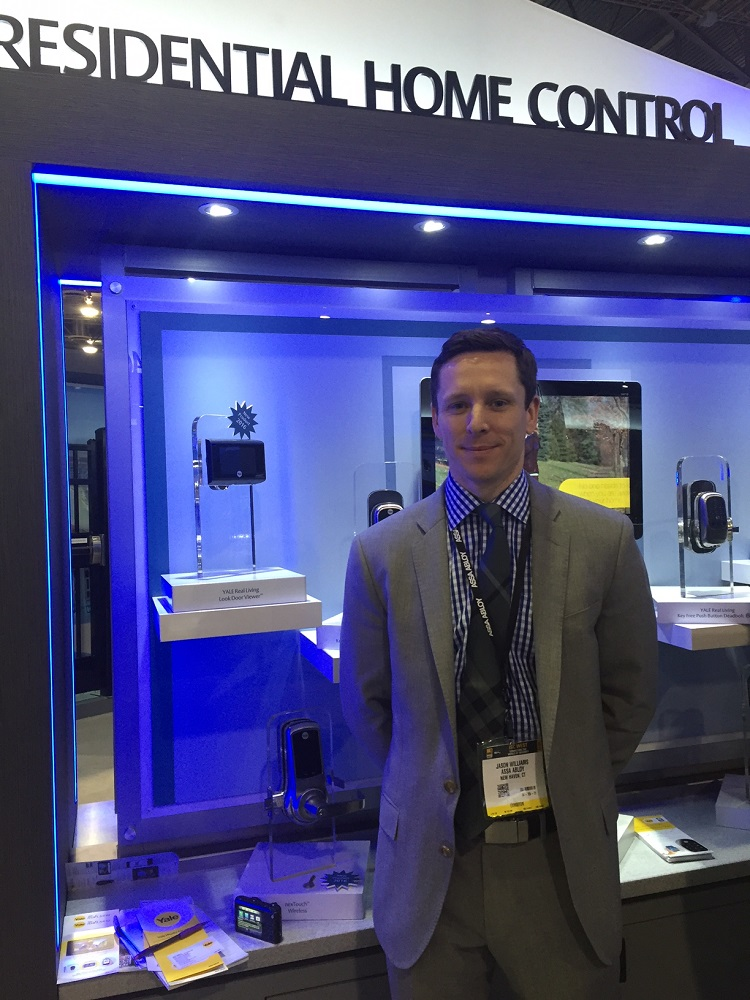 Jason Williams, general manager of Yale Residential Locks & Hardware.