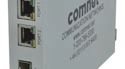 ComNet's new CNMC2+1SFP/M media converter features two TX input ports and a single SFP port for the users’ choice of fiber type, distance, connector type and speed. The unit features port isolation, allowing the unit to act as two independent media converters while using a single optical fiber for transmission.