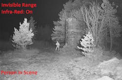 IR illuminators provide light that is invisible to the human eye but fully visible to a CCTV camera. IR illuminators provide light that is invisible to the human eye but fully visible to a CCTV camera.