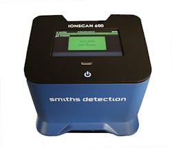 Smiths Detection’s IONSCAN 600 trace detector has been enhanced to detect and identify narcotics, in addition to its existing capabilities for explosives. Smiths Detection’s IONSCAN 600 trace detector has been enhanced to detect and identify narcotics, in addition to its existing capabilities for explosives.
