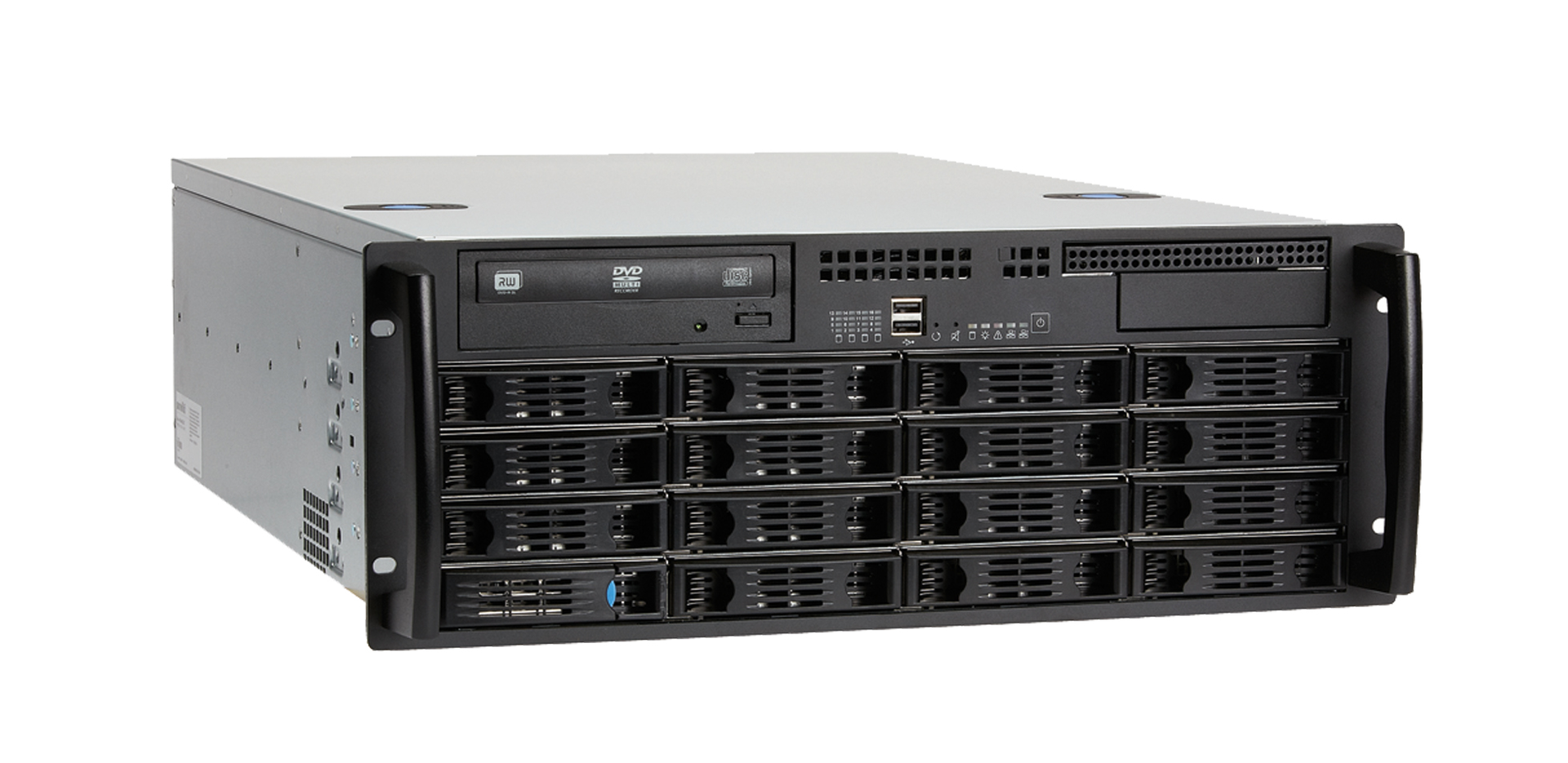 Toshiba Percept E-Series recorders are designed for enterprise-class applications. Available with a maximum of 64 IP video inputs and 16 audio channels, Percept E-Series recorders locally store up to 96TB of video. Percept M-Series recorders are for small- to mid-sized applications with a maximum of 32 channels of IP video and 24TB of local video storage. M-Series recorders are offered with 8 or 16 channel optional built-in integrated PoE+ ports with plug-and-play capability.