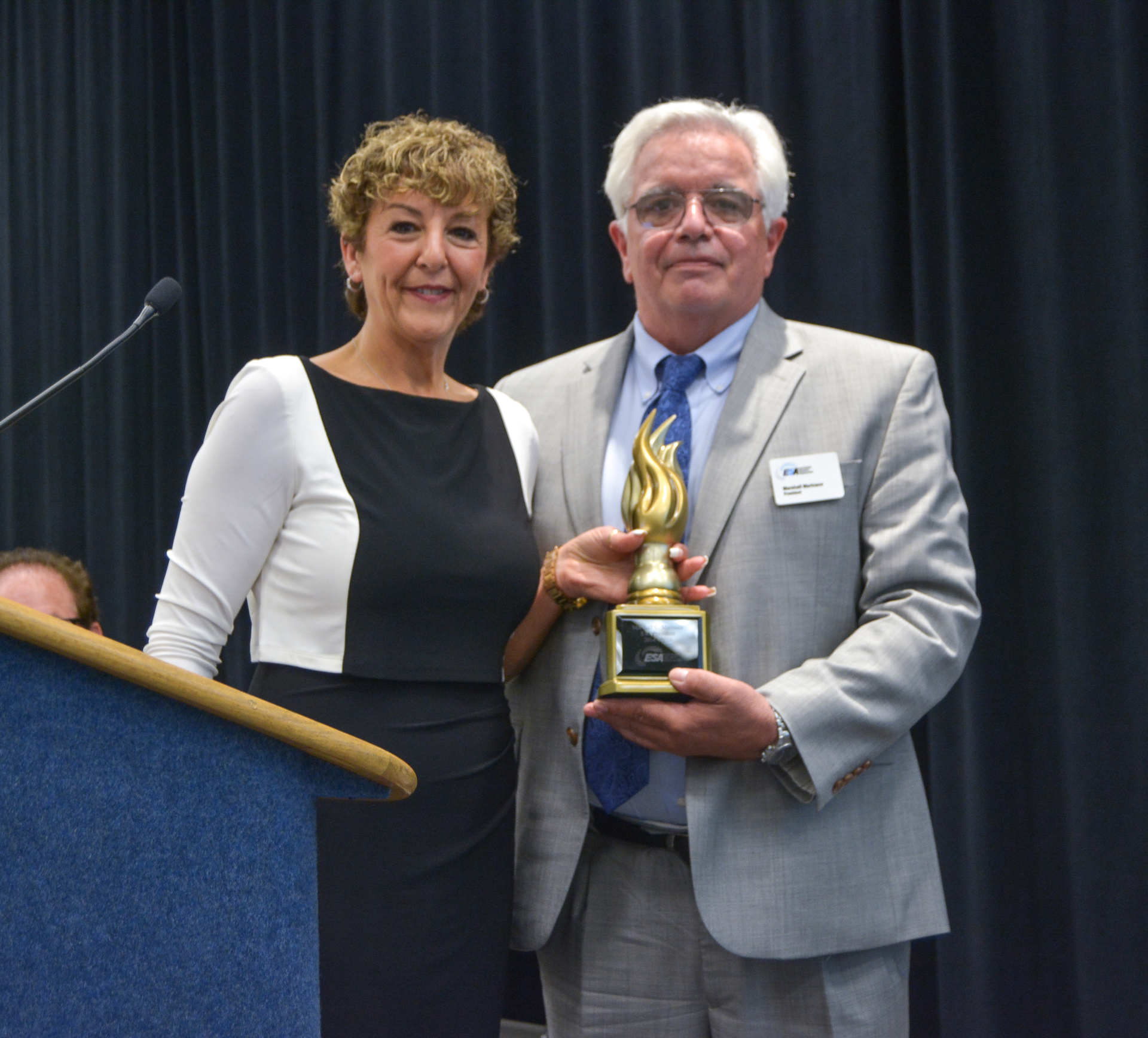 Angela White will have a full plate as she takes over for Marshall Marinace as ESA President.