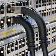 L-com&apos;s unique, patented, stackable right-angle Ethernet cable assemblies are designed to provide true Category 5e and Category 6 performance while stacked with L-com&apos;s standard right-angle cables.