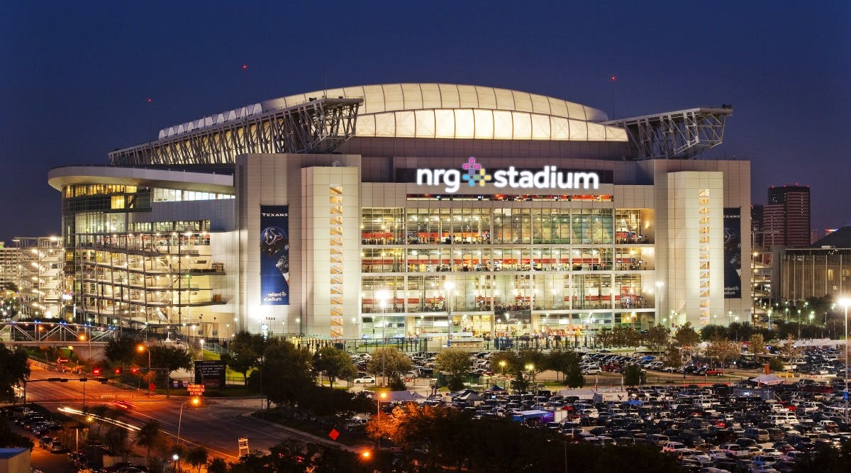 NRG Stadium, home of the NFL&apos;s Houston Texans.