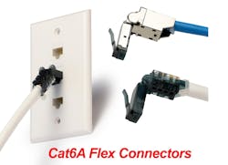 Platinum Tools&apos; new Cat6A Flex Connectors.