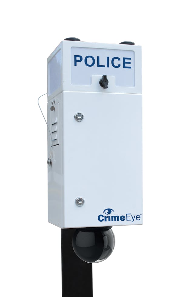 CrimeEye-RD-2 is an intelligent and lightweight rapid deployment system designed for temporary video surveillance needs. It requires no tools and can be set up in a quick, single-person installation. Equipped with HDTV-quality Axis dome network cameras, the CrimeEye-RD-2 unit streams high-quality video within minutes of installation.