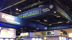 The Tyco Security Products and Tyco Integrated Security booths at ASIS featured unifying branding showcasing the &ldquo;new Johnson Controls.&rdquo;