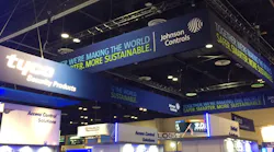 The Tyco Security Products and Tyco Integrated Security booths at ASIS featured unifying branding showcasing the “new Johnson Controls.”