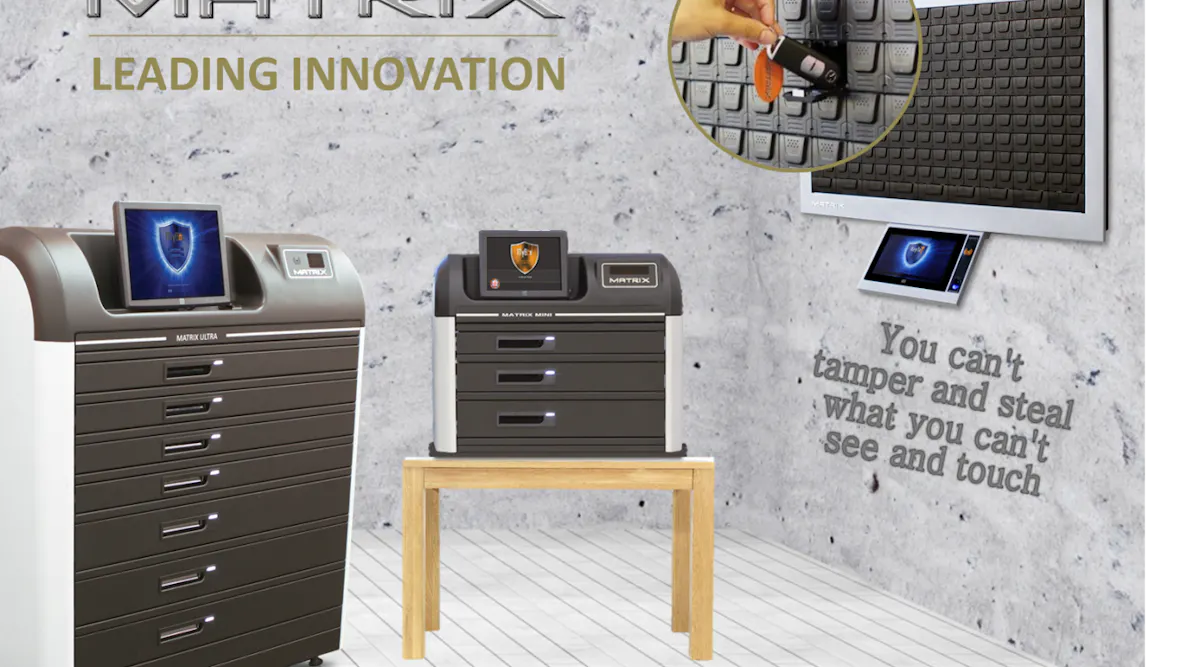 Matrix Key Frame Key Control System Matrix Cabinet | Security Info Watch