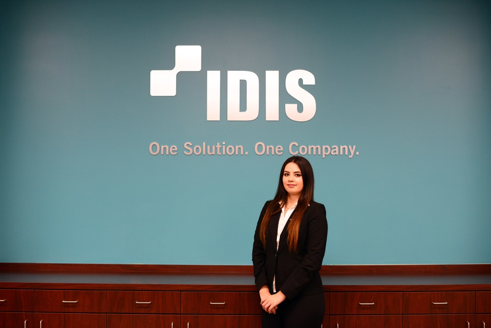 Sabrina Ramirez has been hired by IDIS as the company's new America Sales Operations Specialist.