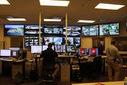 Levi’s Stadium has a total of 725 network security cameras and over 680 doors which are managed using Genetec's Security Center software. Levi’s Stadium has a total of 725 network security cameras and over 680 doors which are managed using Genetec's Security Center software.