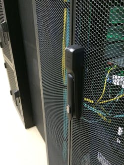 The HES KS100 wireless server cabinet lock brings real-time, single card access control to individual server cabinet doors. The HES KS100 wireless server cabinet lock brings real-time, single card access control to individual server cabinet doors.