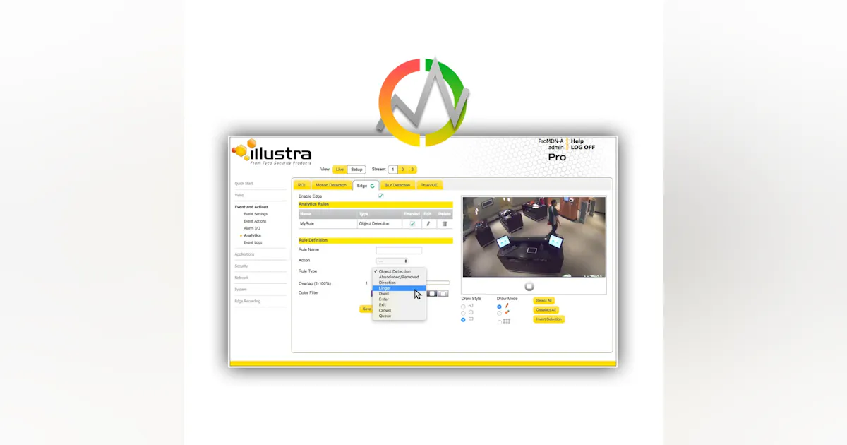 Ip Camera Analytics New Illustra IP camera analytics strengthen accuracy and improve ...