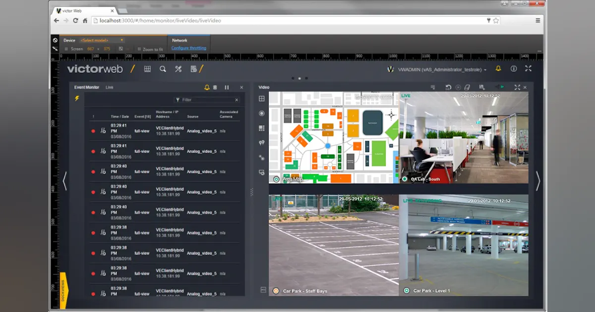 Victor Camera System Software American Dynamics' victor Video Management System Version 4.9 ...