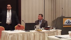 Ryan Boros (L), Security Manager of RNG Park, the home of the Houston Texans, and Lt. Samuel Hood of the Baltimore Police Department's Citiwatch Video Surveillance program, will both be speaking again at Secured Cities 2016. Ryan Boros (L), Security Manager of RNG Park, the home of the Houston Texans, and Lt. Samuel Hood of the Baltimore Police Department's Citiwatch Video Surveillance program, will both be speaking again at Secured Cities 2016.