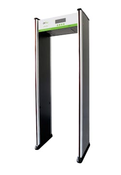 One of ZKAccess' new walk-through metal detectors. One of ZKAccess' new walk-through metal detectors.