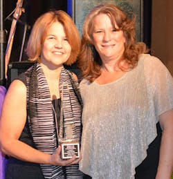 CSAA President Pam Petrow with UCC's Teresa Gonzalez. CSAA President Pam Petrow with UCC's Teresa Gonzalez.