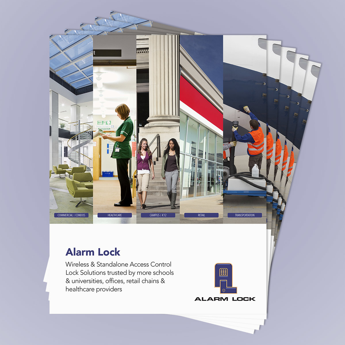 The new full line catalog is available to download at www.alarmlock.com or call 1-800-645-9445 and specify Catalog no. ALA112T.