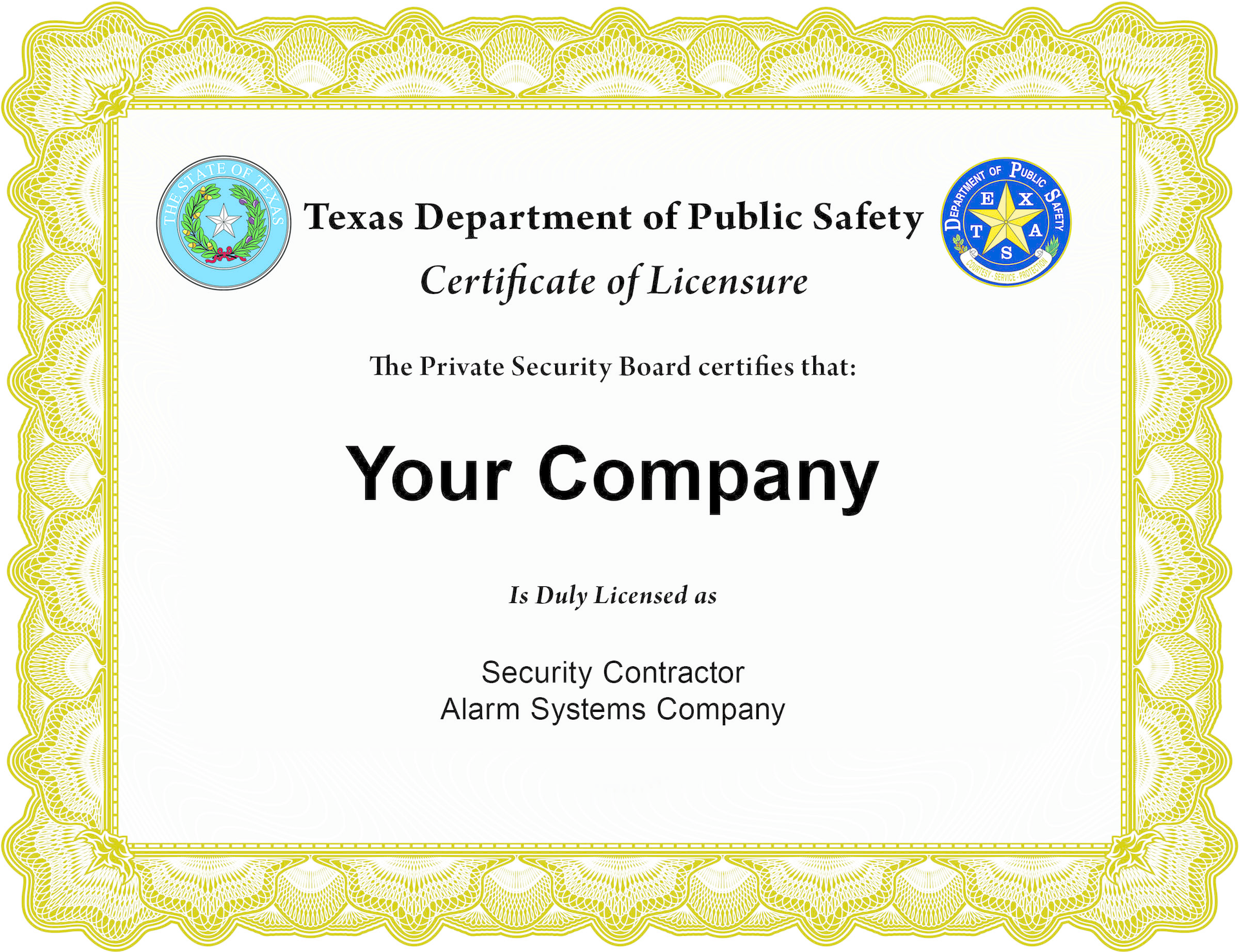 Security and alarm licensing requirements vary greatly from state to state.