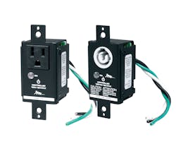 Available with 15A NEMA or 20A Neutrik PowerCON receptacles, the Controlled Wall Plate delivers exceptional value without the complexity and expense of breaker panels or multiple high-/low-voltage boxes. Available with 15A NEMA or 20A Neutrik PowerCON receptacles, the Controlled Wall Plate delivers exceptional value without the complexity and expense of breaker panels or multiple high-/low-voltage boxes.