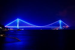 The recently opened Yavuz Sultan Selim Bridge, connecting Istanbul’s Asian and European sections across the Bosphorus Strait, is described as the world’s tallest and longest suspension bridge. It is an engineering marvel that also features cutting edge technology for road and traffic safety as well as bridge security, including a Morse Watchmans’ KeyWatcher automated key management system. The recently opened Yavuz Sultan Selim Bridge, connecting Istanbul’s Asian and European sections across the Bosphorus Strait, is described as the world’s tallest and longest suspension bridge. It is an engineering marvel that also features cutting edge technology for road and traffic safety as well as bridge security, including a Morse Watchmans’ KeyWatcher automated key management system.