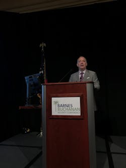 Michael Barnes, of Barnes Associates, estimated that MSOs have secured approximately 5 percent of the security services market at the recent Barnes Buchanan Conference. Michael Barnes, of Barnes Associates, estimated that MSOs have secured approximately 5 percent of the security services market at the recent Barnes Buchanan Conference.