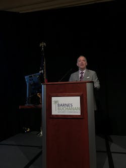 Michael Barnes, of Barnes Associates, estimated that MSOs have secured approximately 5 percent of the security services market at the recent Barnes Buchanan Conference.