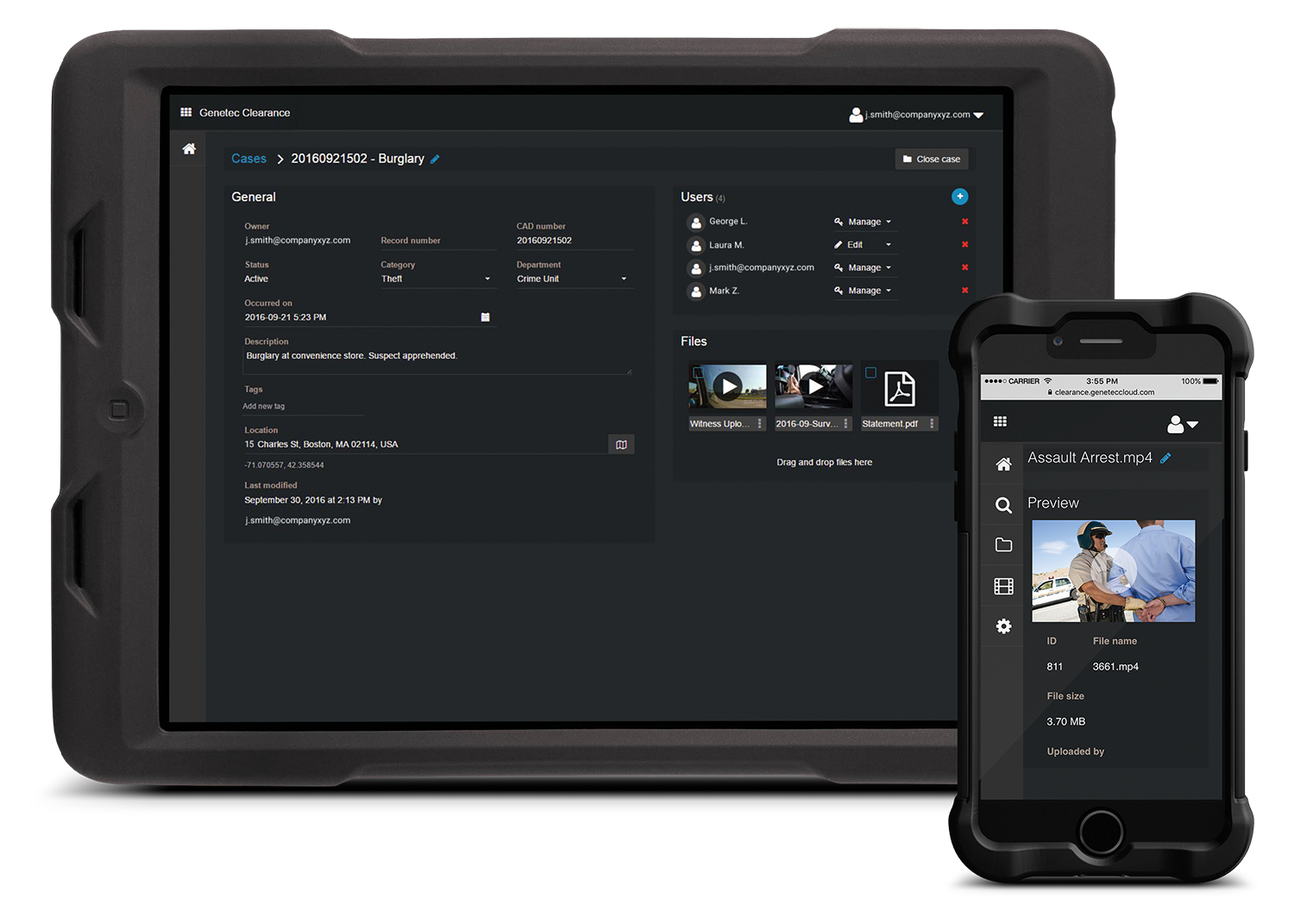 PBE and Genetec will offer the city of North Miami Police Department an integrated system that combines 120 IRIS Cam body-worn cameras and Genetec Clearance, a case management system designed to accelerate investigations by enabling different organizations to collect, manage and share video evidence.