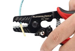 Platinum Tools' 5-in-1 Fiber Optic Stripper. Platinum Tools' 5-in-1 Fiber Optic Stripper.