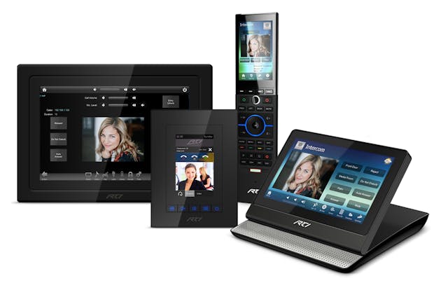 RTI&apos;s video intercom capabilities are supported on the KX3, KX7, and KX10 in-wall touchpanels, the CX7 and the upcoming CX10 countertop/under-cabinet touchpanels, as well as the company&apos;s flagship T3x &ndash; delivering the company&apos;s first video intercom-enabled handheld controller.